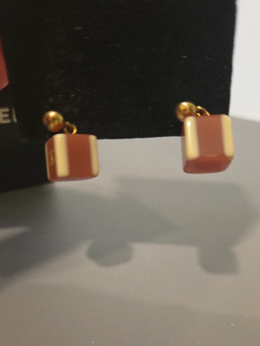 Vintage Chanel Cube/Dice Drop Earrings